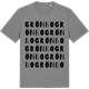 Mid Heather Gray t-shirt med Grönbo ordlek t-shirt