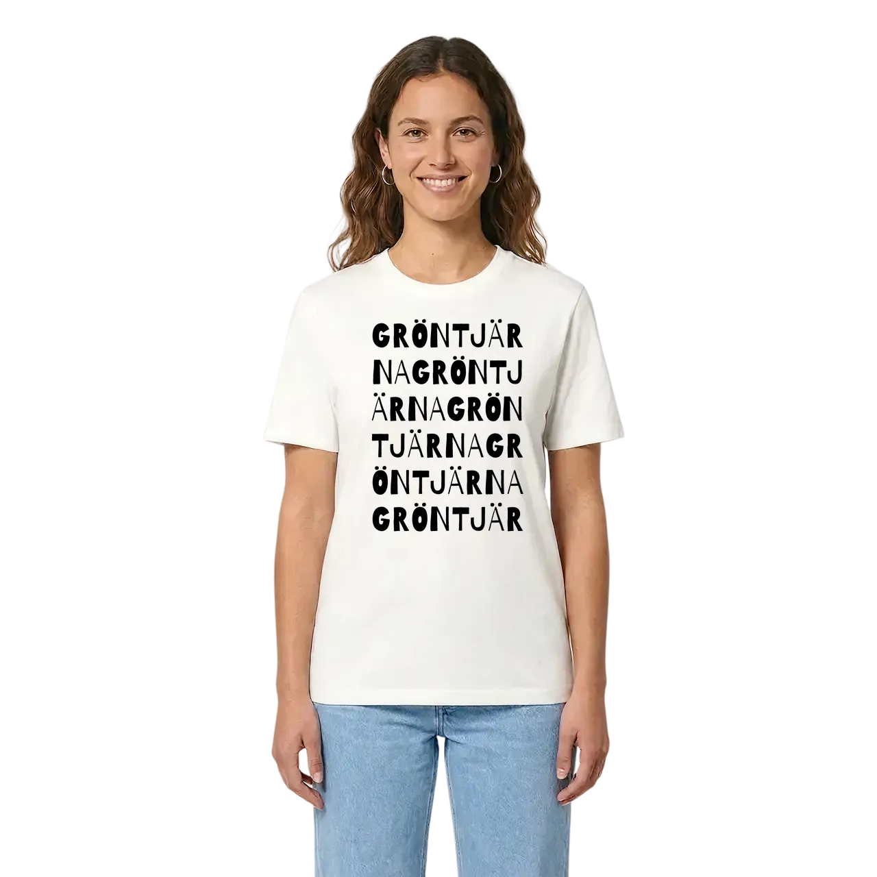 Gröntjärna ordlek t-shirt i miljö