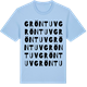Blue Soul t-shirt med Gröntuv ordlek t-shirt