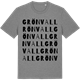 Mid Heather Gray t-shirt med Grönvall ordlek t-shirt