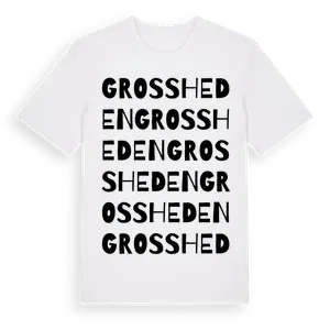 Grossheden ordlek t-shirt – ekologisk bomull t-shirt från Pinshirt