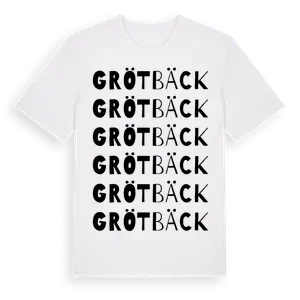 Grötbäck ordlek t-shirt – ekologisk bomull t-shirt från Pinshirt