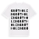 Grötholen ordlek t-shirt