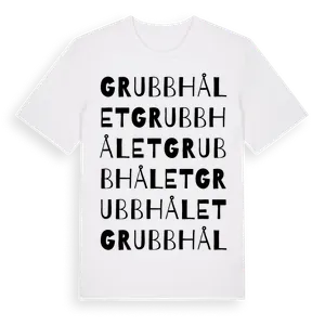 Grubbhålet ordlek t-shirt – ekologisk bomull t-shirt från Pinshirt