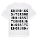 Grundagssätern ordlek t-shirt