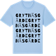 Blue Soul t-shirt med Grytnäs gärde ordlek t-shirt