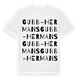 Gubb-Hermans ordlek t-shirt