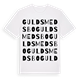 Guldsmedsbo ordlek t-shirt