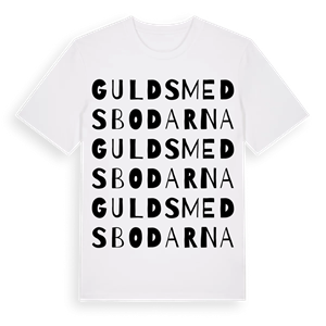 Guldsmedsbodarna ordlek t-shirt – ekologisk bomull t-shirt från Pinshirt