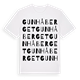 Gunhåberget ordlek t-shirt