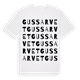 Gussarvet ordlek t-shirt