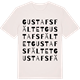 Vintage White t-shirt med Gustafsfältet ordlek t-shirt