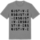 Mid Heather Gray t-shirt med Gustav-Ers ordlek t-shirt