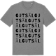 Mid Heather Gray t-shirt med Gutsäl ordlek t-shirt