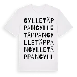 Gylletäppan ordlek t-shirt – ekologisk bomull t-shirt från Pinshirt