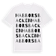 White t-shirt med Habborsbacken ordlek t-shirt