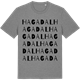 Mid Heather Gray t-shirt med Hagadal ordlek t-shirt