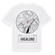 White t-shirt med Hagalund t-shirt