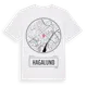 White t-shirt med Hagalund t-shirt