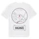 White t-shirt med Haganäs t-shirt