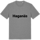 Mid Heather Gray t-shirt med Haganäs fetstil t-shirt