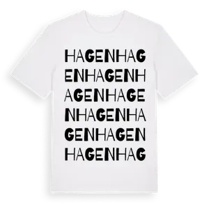 Hagen ordlek t-shirt – ekologisk bomull t-shirt från Pinshirt