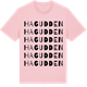 Pink Cotton t-shirt med Hagudden ordlek t-shirt
