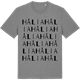 Mid Heather Gray t-shirt med Hålia ordlek t-shirt