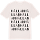 Vintage White t-shirt med Hållan ordlek t-shirt