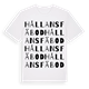 Hållans fäbod ordlek t-shirt