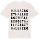 Vintage White t-shirt med Hållberget ordlek t-shirt