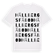 Hällbergs Fäbod ordlek t-shirt