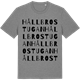 Mid Heather Gray t-shirt med Hållbrostugan ordlek t-shirt