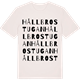 Vintage White t-shirt med Hållbrostugan ordlek t-shirt