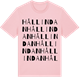 Pink Cotton t-shirt med Hållindan ordlek t-shirt