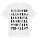 Hållmyr ordlek t-shirt
