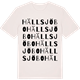 Vintage White t-shirt med Hällsjöbo ordlek t-shirt