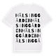 Hälsinggården ordlek t-shirt
