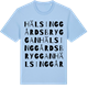 Blue Soul t-shirt med Hälsinggårdsbryggan ordlek t-shirt