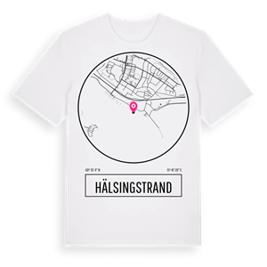 Hälsingstrand t-shirt – ekologisk bomull t-shirt från Pinshirt