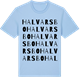 Blue Soul t-shirt med Halvarsbo ordlek t-shirt