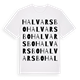 Halvarsbo ordlek t-shirt