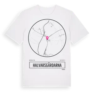 Halvarsgårdarna t-shirt – ekologisk bomull t-shirt från Pinshirt