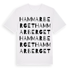 Hammarberget ordlek t-shirt – ekologisk bomull t-shirt från Pinshirt