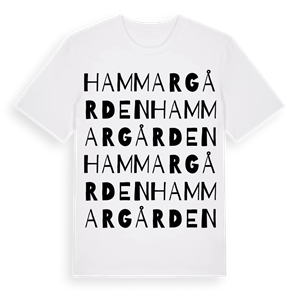 Hammargården ordlek t-shirt – ekologisk bomull t-shirt från Pinshirt
