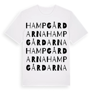 Hampgårdarna ordlek t-shirt – ekologisk bomull t-shirt från Pinshirt