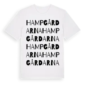 Hampgårdarna ordlek t-shirt – ekologisk bomull t-shirt från Pinshirt