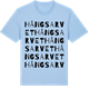 Blue Soul t-shirt med Hångsarvet ordlek t-shirt