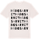 Vintage White t-shirt med Hångsarvet ordlek t-shirt