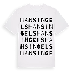 Hans Ingels ordlek t-shirt – ekologisk bomull t-shirt från Pinshirt
